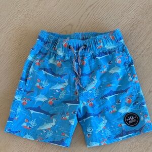 FEATHER 4 ARROW Blue Shark Boardshorts 3T